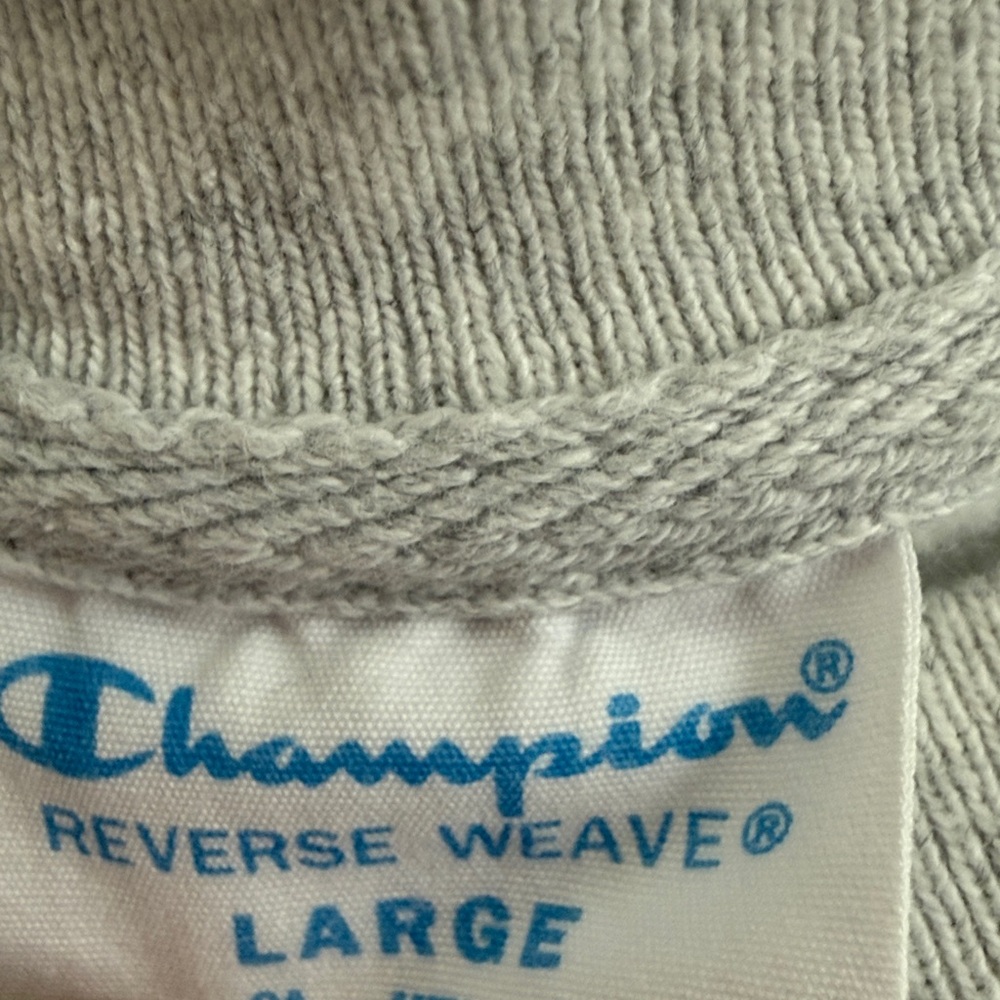 Champion Light Gray Reverse Weave Pullover - image 2